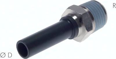 Einschraubtülle NPT 1/4"-3/8" (9,52 mm) Stecknippel, IQS-Standard