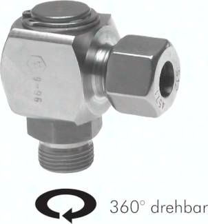 HD-Winkel-Einschraub-Dreh-verschraubung 6 S-G 1/4"