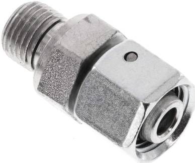 Einstellb. Schneidringverschr. 10 L-G 1/4", Stahl verzinkt