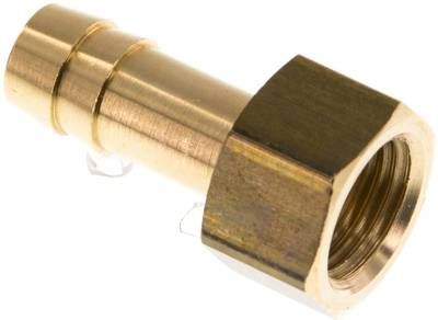 Aufschraub-Schlauchtülle G 1/4"-9mm, 16 bar Messing