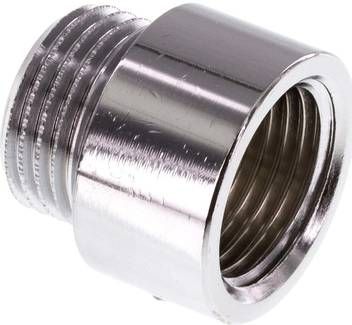 Gewindeverlängerung G 1/2"-15mm, Messing verchromt