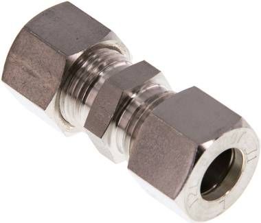 Gerade Schneidringverschrau-bung 12 L, Klemmring 1.4571 (NC)