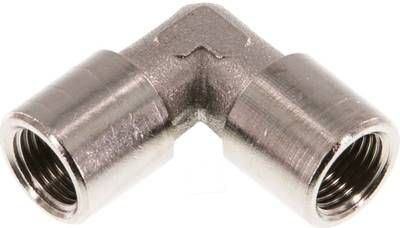 90°-Winkel G 1/8" (IG), 16 bar Messing vernickelt