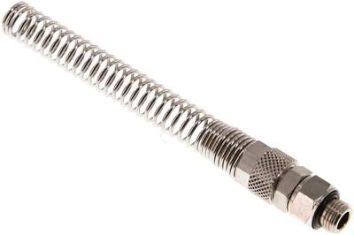Gerade Drehverschraubung G 1/8"-8 x 6mm mit Knickschutz
