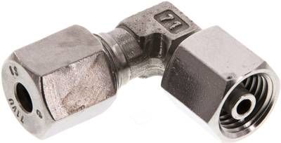 Einstellb. Winkel-Schneidring-verschr. 6 S, 1.4571