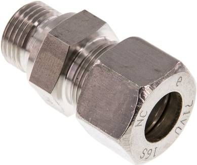 Gerade Schneidringverschr. 16 S-G 1/2", Klemmring 1.4571 (NC)