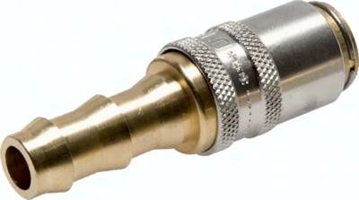 Temperierkupplungsdose 9mm Zapfen, 9,5 mm Steckschlauch (GSP 10 ), Messing