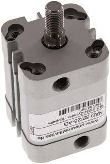 ISO 21287-Zylinder, doppeltw., Kolben 32mm, Hub 25mm
