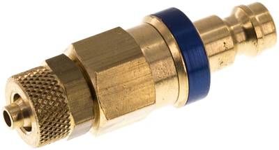 Kupplungsstecker (NW5) 6 x 4mm Schlauch, Messing