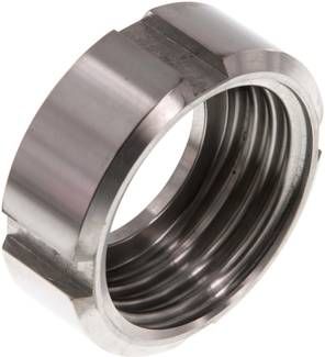 Nutmutter (Milchgewinde) RD44 x 1/6", 1.4301