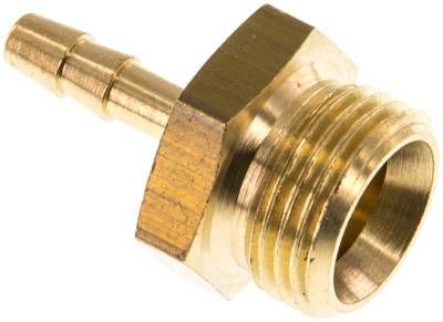 Gewindetülle G 3/8"-4mm, 16 bar Messing