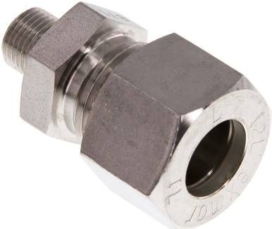 Gerade Schneidringverschr. 12 L-G 1/8", Klemmring 1.4571 (NC)