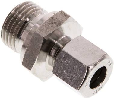 Gerade Schneidringverschr. 10 L-G 1/2", 1.4571