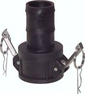 Kamlock-Kupplung (C) 32mm Schlauch, PP