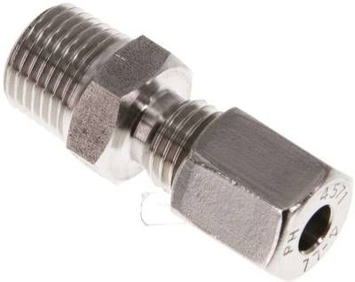 Gerade Schneidringverschr. 4 LL-R 1/8", 1.4571