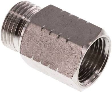 Reduziernippel G 1/2"(AG)-NPT 1/2"(IG), 40 bar 1.4571