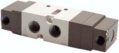 5/2-Wege Pneumatikventil, Impulsventil, G 1/4" (Pilot u. Abluft G 1/8")