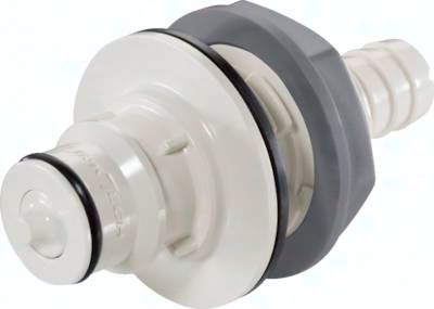 Schott-Kupplungsstecker (HF) mit Schlauchtülle, Polysulfon