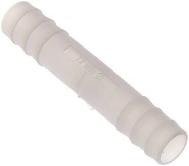Schlauchverbindungsrohr 13mm-13mm, PVDF
