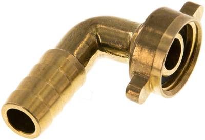 2/3-Schlauchtülle, mit Mutter G 1/2"-13mm, Winkel