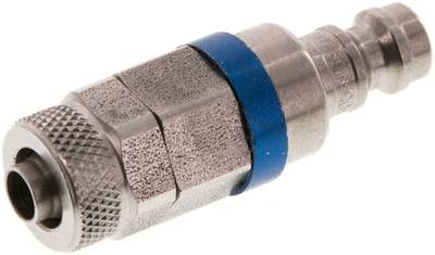 Kupplungsstecker (NW5) 8 x 6mm Schlauch, Edelstahl