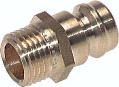 Temperierkupplungsstecker 13mm Zapfen,G 1/2"(AG)