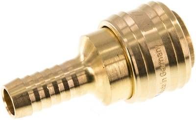 Kupplungsdose (NW7,2) 10mm Schlauch, Messing