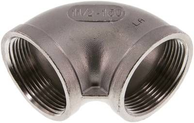 90°-Winkel NPT 1 1/2" (IG), 16 bar 1.4408