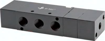 5/3-Wege Pneumatikventil, Mittelstellung belüftet, G 1/4" (Pilot G 1/8")