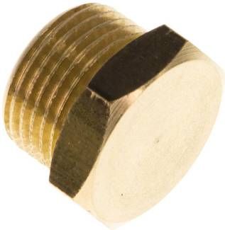 Verschlussstopfen Außenskt. G 3/8", 16 bar Messing