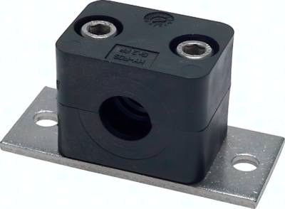 Rohrschelle, leichte Baureihe, 26,9 (3/4")mm, Edelstahl