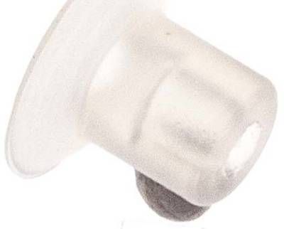 Flachsauger, P-Serie, 9,0x1,5mm, Silikon (transparent)