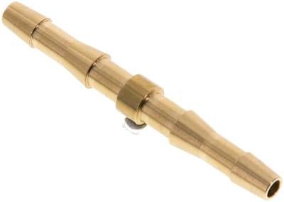 Schlauchverbindungsrohr 5mm-5mm, Messing