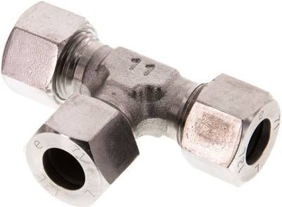 T-Schneidringverschraubung 12 L, 1.4571