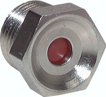Druckanzeige, rot, R 1/8" (AG)