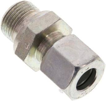 Gerade Schneidringverschr. 10 L-G 3/8", Stahl verzinkt