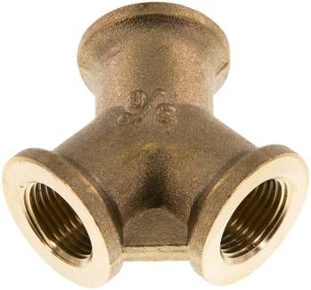 Y-Stück G 3/8" (IG), 16 bar Messing