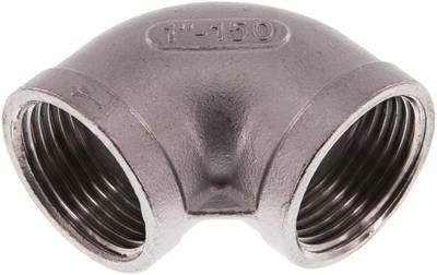 90°-Winkel Rp 1" (IG), 10 bar 1.4408