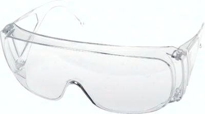Besucherbrille, aus Polycarbonat, sehr leicht, über Korrekturbrille tragbar