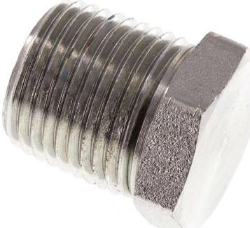 HD-Verschlussstopfen Außenskt. NPT 3/8", Stahl verzinkt