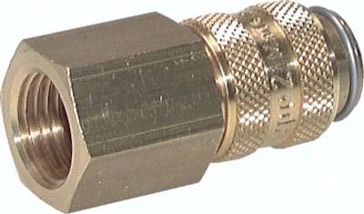 Kupplungsdose (NW5) G 1/8"(IG), Messing