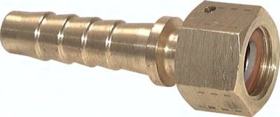Schlauchtülle, DIN EN 14423 G 1 1/4"-32 x 48mm, Messing