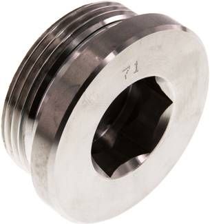 HD-Verschlussstopfen Innenskt. G 1 1/2", 1.4571