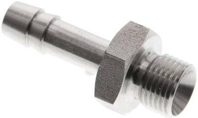 Gewindetülle G 1/8"-6mm, 40 bar 1.4571