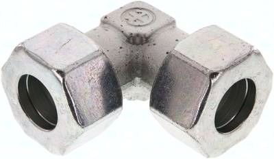 Winkel-Schneidringverschrau-bung 25 S, Stahl verzinkt