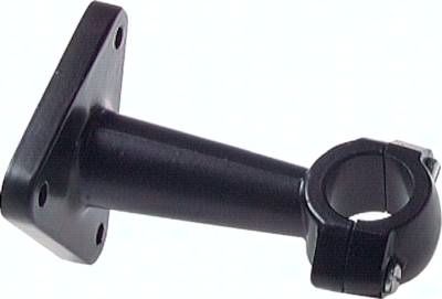 Messgerätehalter DIN 16281, 160mm Ausladung, Aluminium