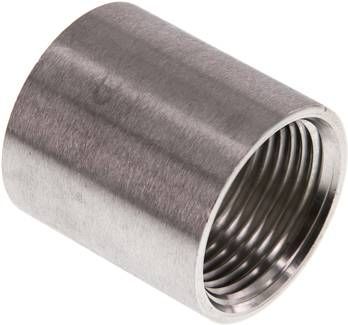 Rundmuffe NPT 1"-NPT 1", 16 bar 1.4408