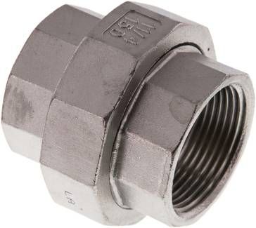 Verschraubung kon. dichtend NPT 1 1/4" (IG),16 bar 1.4408