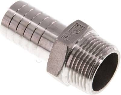 Gewindetülle R 1"-25mm, 16 bar 1.4408