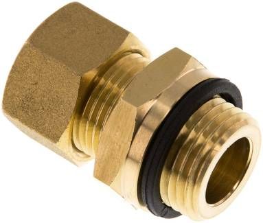 Gerade Klemmringverschraubung G 1/2"-15mm, Messing